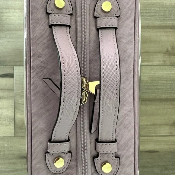 Calpak Clear Travel Toiletry Bag in Lavender - Large - Picture 5 of 16